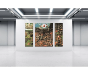 Hieronymus Bosch - Posledný súd - The last judgement - reprodukcia