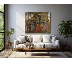 Sandro Botticelli - Klaňanie troch kráľov - The Adoration of the Magi - reprodukcia