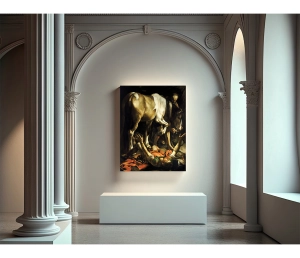 Caravaggio - Obrátenie svätého Pavla - Conversion on the Way to Damascus - reprodukcia