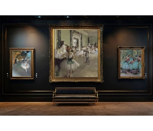 Edgar Degas - Baletná trieda - The Ballet Class - reprodukcia