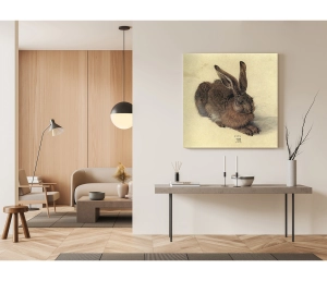 Albrecht Dürer - Mladý zajac - Young Hare - reprodukcia