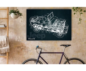 Jeep Willys - 1941 - blueprint