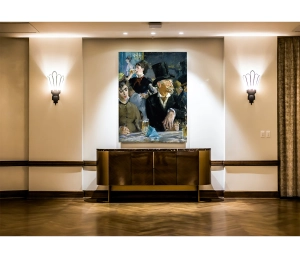 Édouard Manet - V kaviarni - The Café-Concert - reprodukcia