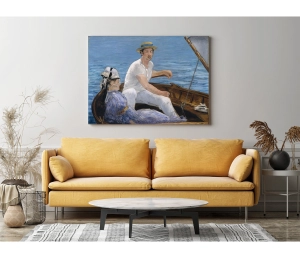 Édouard Manet - Člnkovanie - Boating - reprodukcia