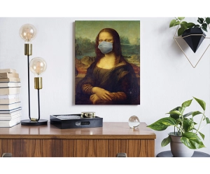 Mona Lisa s rúškom