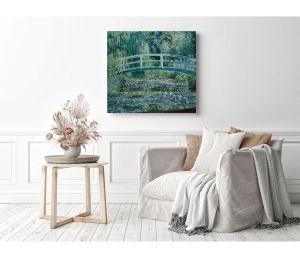 Claude Monet - Lekná a japonský most - Water Lilies and Japanese Bridge - reprodukcia