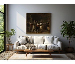Rembrandt van Rijn - Nočná hliadka - The Night Watch - reprodukcia
