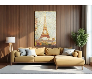 Georges Seurat - Eiffelova veža - The Eiffel Tower - reprodukcia