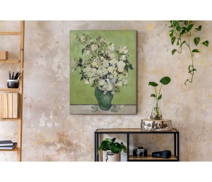 Vincent van Gogh - Váza s ružami - Vase of Roses - reprodukcia