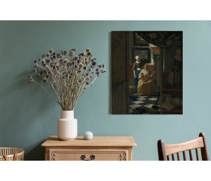 Jan Vermeer - Milostný list - The love letter - reprodukcia