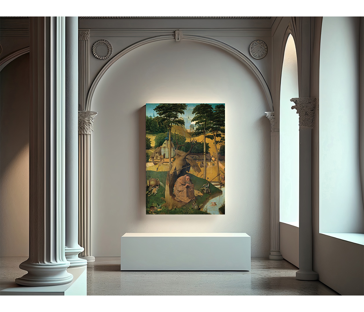 Hieronymus Bosch - Pokušení svatého Antonína - The Temptation of St. Anthony - reprodukce