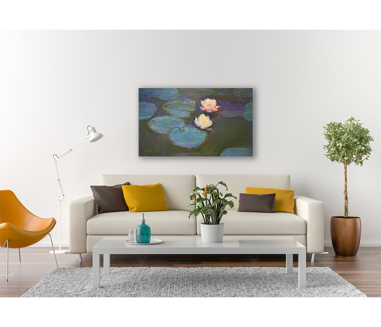Claude Monet - Lekníny - Water Lilies - reprodukce