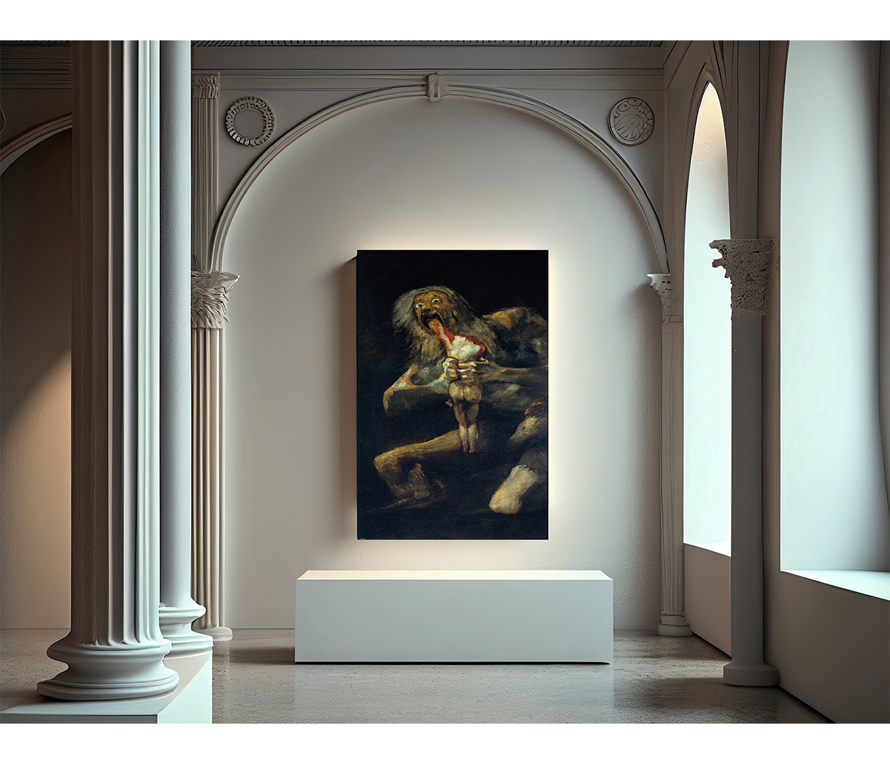 Francisco Goya - Saturn požírající svého syna - saturn devouring his son - reprodukce