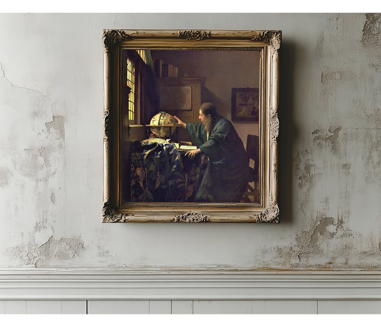 Jan Vermeer - Astronom - The astronomer (El Astrónomo) - reprodukce