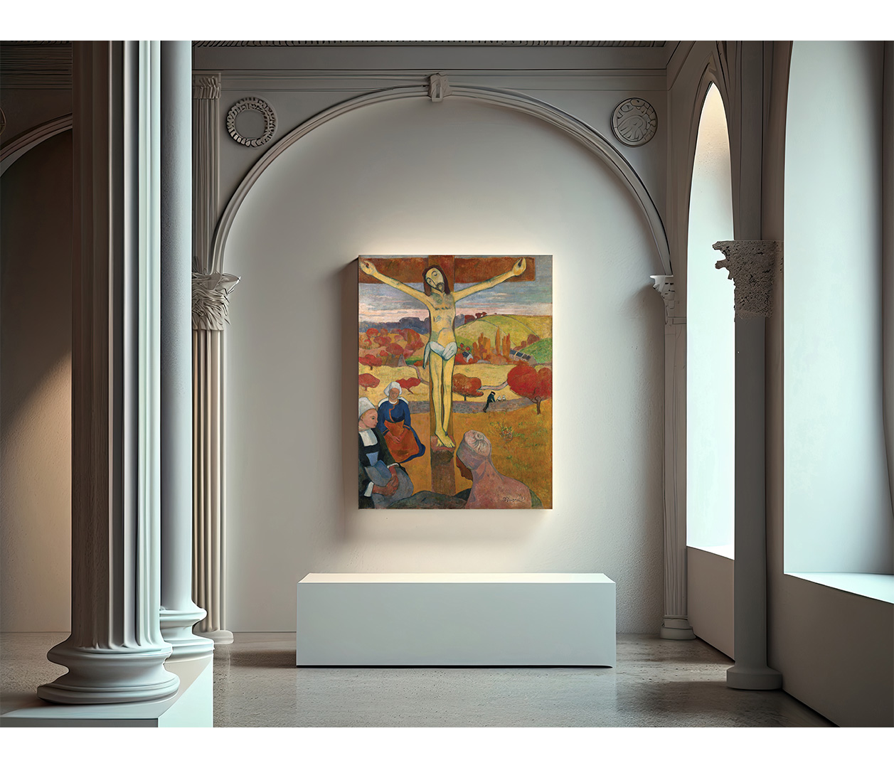 Paul Gauguin - Žlutý Kristus - Le Christ jaune - reprodukce