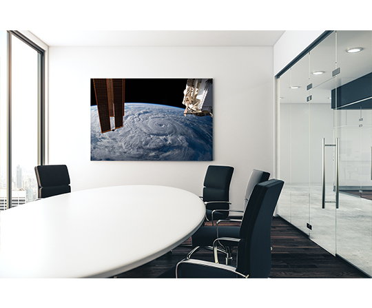 Hurikán fotografovaný z ISS 2