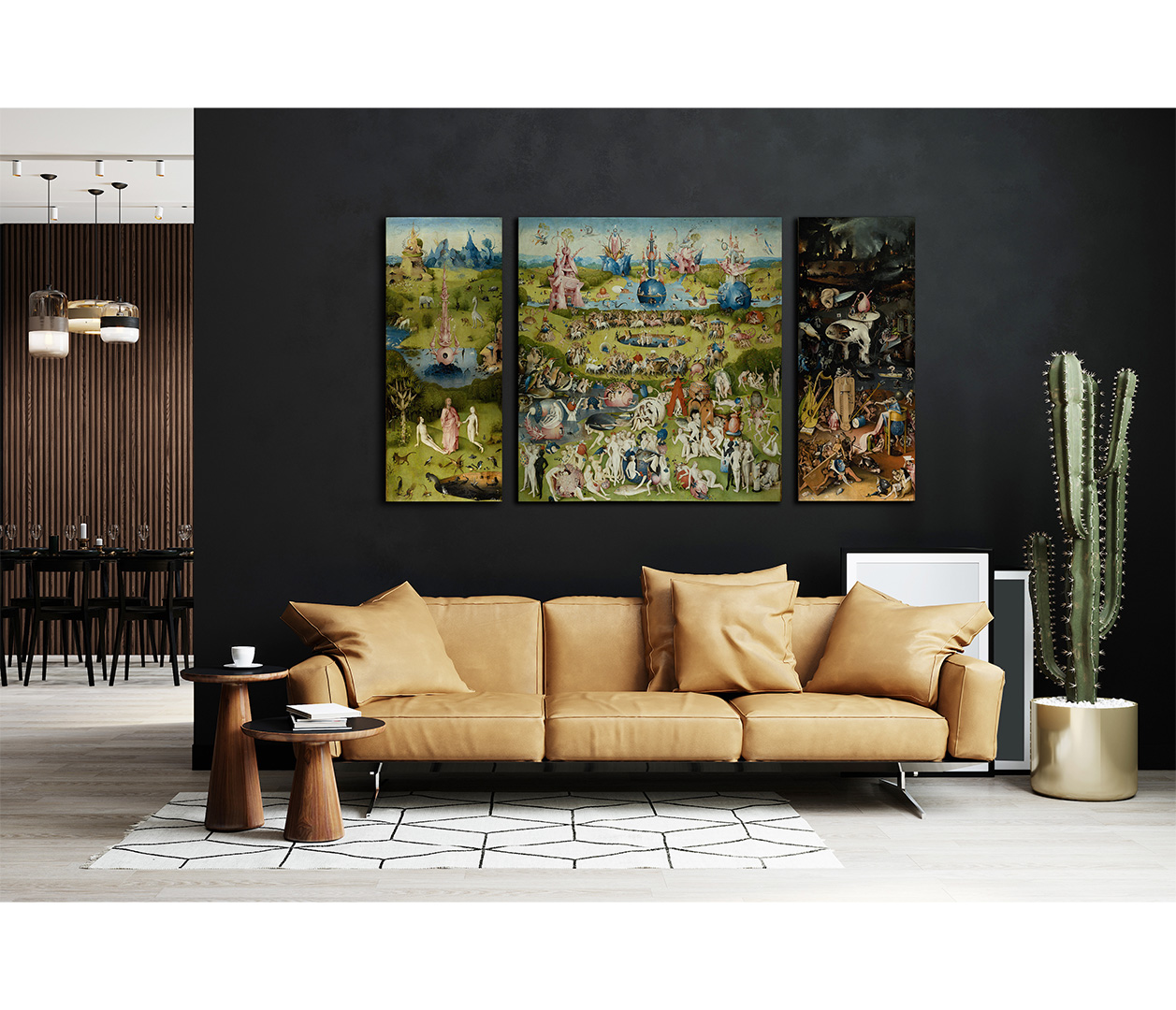 Hieronymus Bosch - Zahrada pozemských rozkoší­ - The Garden of Earthly Delights - reprodukce