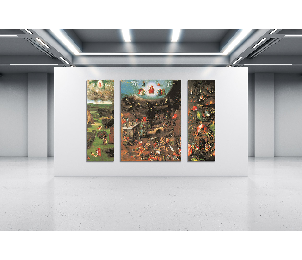 Hieronymus Bosch - Poslední soud - The last judgement - reprodukce